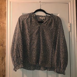 Madewell Floral Top